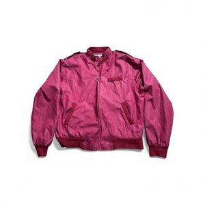 Vintage Mens Red Windbreaker Jacket
